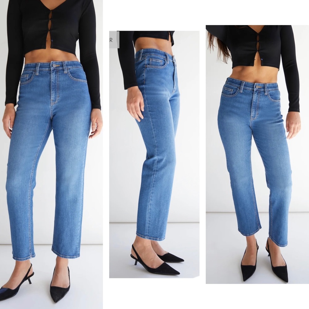 High-rise jeans